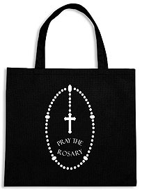 "Pray The Rosary" Tote Bag